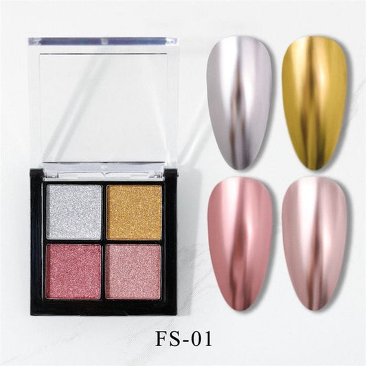Mirror nail powder