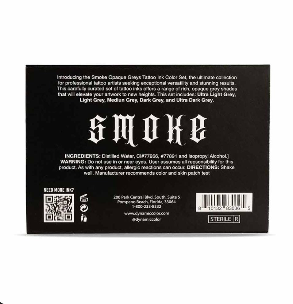 Smoke opaque grey set