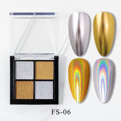 Mirror nail powder