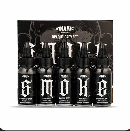 Smoke opaque grey set