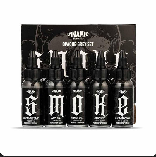 Smoke opaque grey set