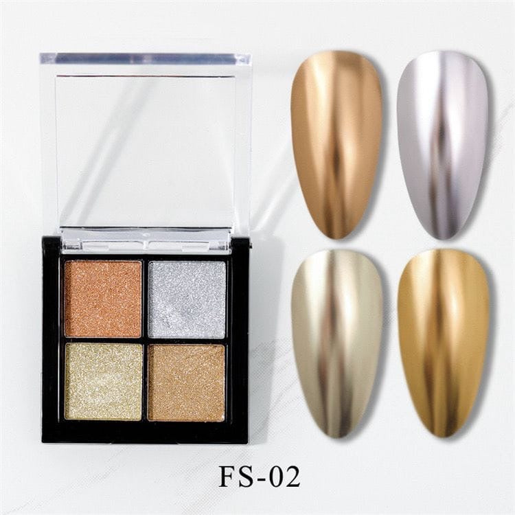 Mirror nail powder