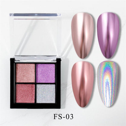 Mirror nail powder