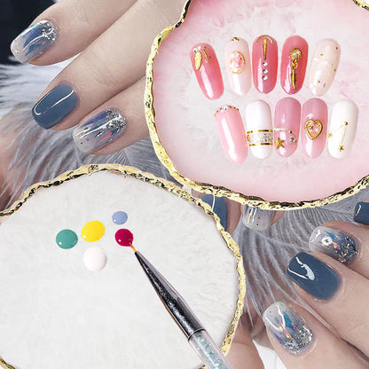 Resin nail art palette