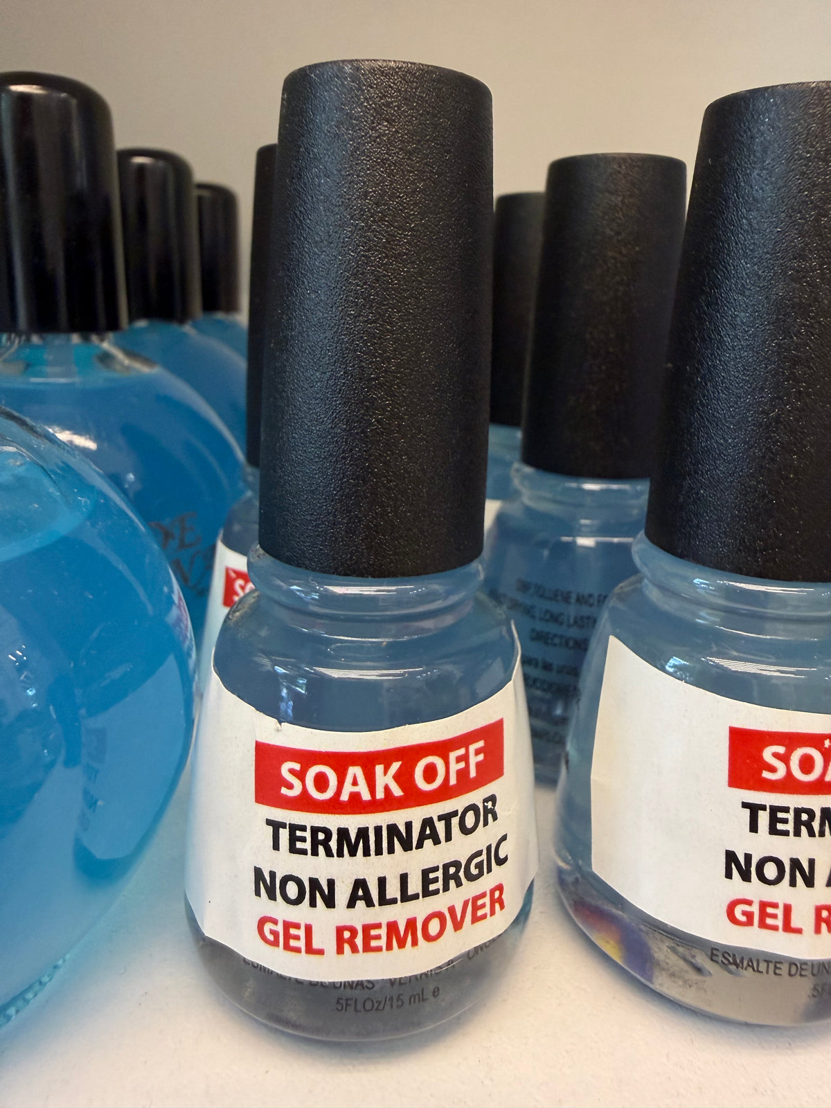 Soak off gel remover