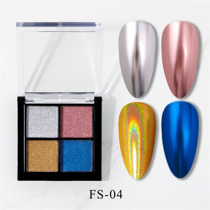 Mirror nail powder
