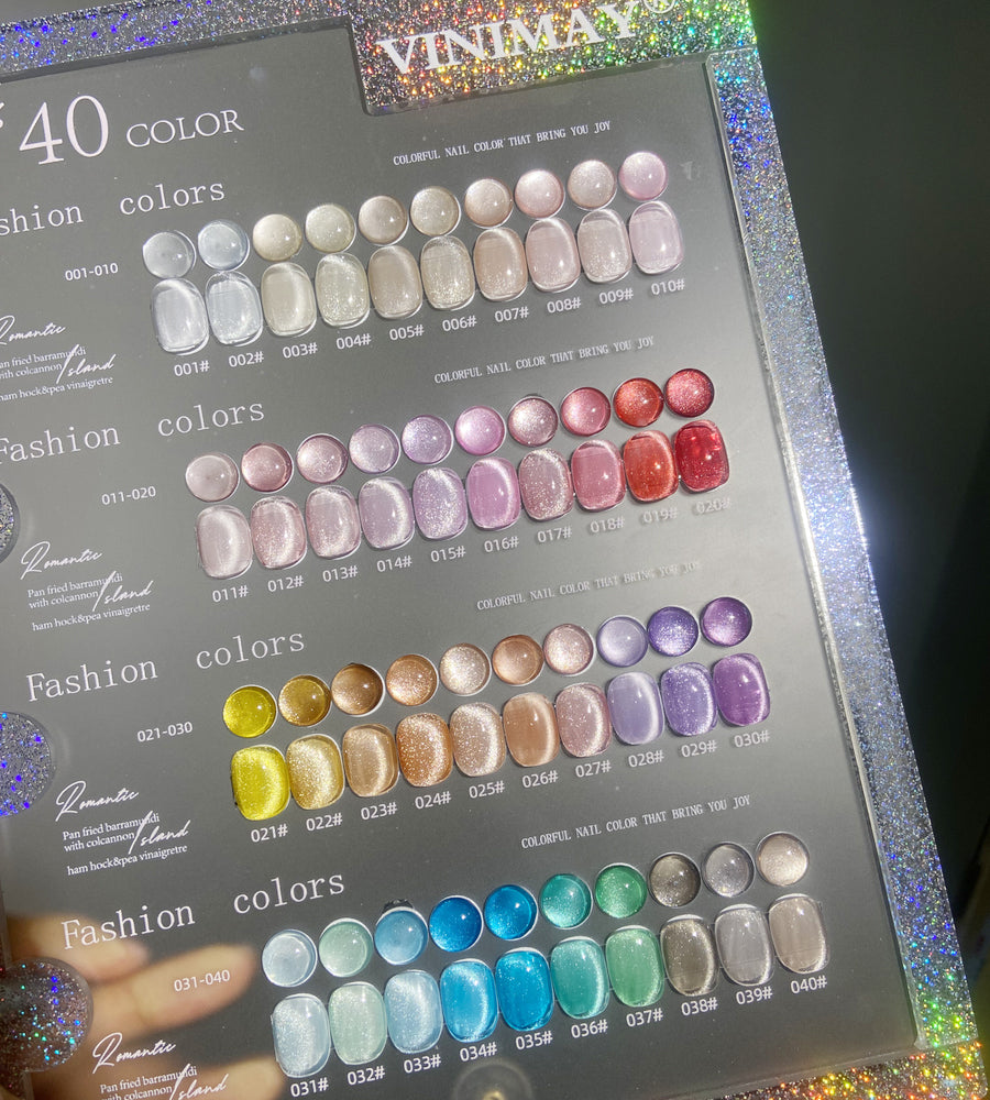 Vinimay 40 Colors Cat Eye Gel Polish