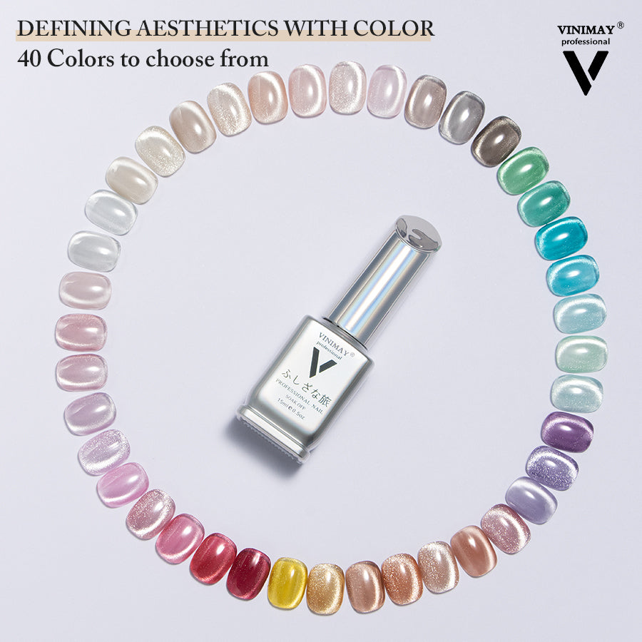 Vinimay 40 Colors Cat Eye Gel Polish